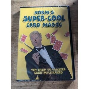 NORM'S SUPER-COOL CARD MAGIC - Easy To‎ Master Card Mysteries DVD NEW/SEALED